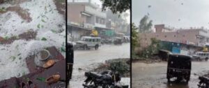 मौसम का मिजाज बदला, डिंडौरी में तेज बारिश के साथ ओलावृष्टि, सब्जी की फसल को हुआ भारी नुकसान