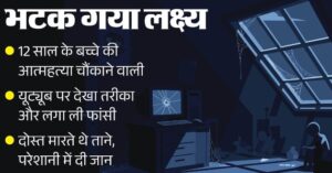 यूट्यूब पर देखा फांसी लगाने का तरीका, 12 साल के किशोर ने की आत्महत्या; इन वजहों से था परेशान
